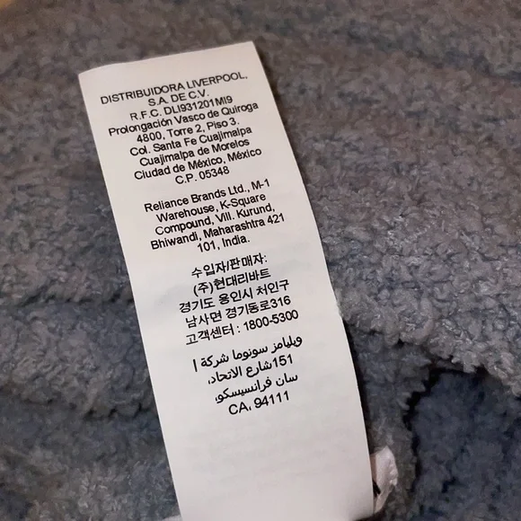 New Pottery Barn Baby Blue Blanket - Picture 3 of 4